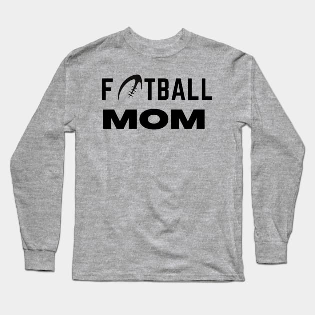 FOOTBALL MOM Long Sleeve T-Shirt by contact@bluegoatco.com